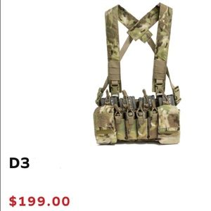 Haley Strategic D3 Tactical chest rig, magazine / gear carrier / Ranger Green